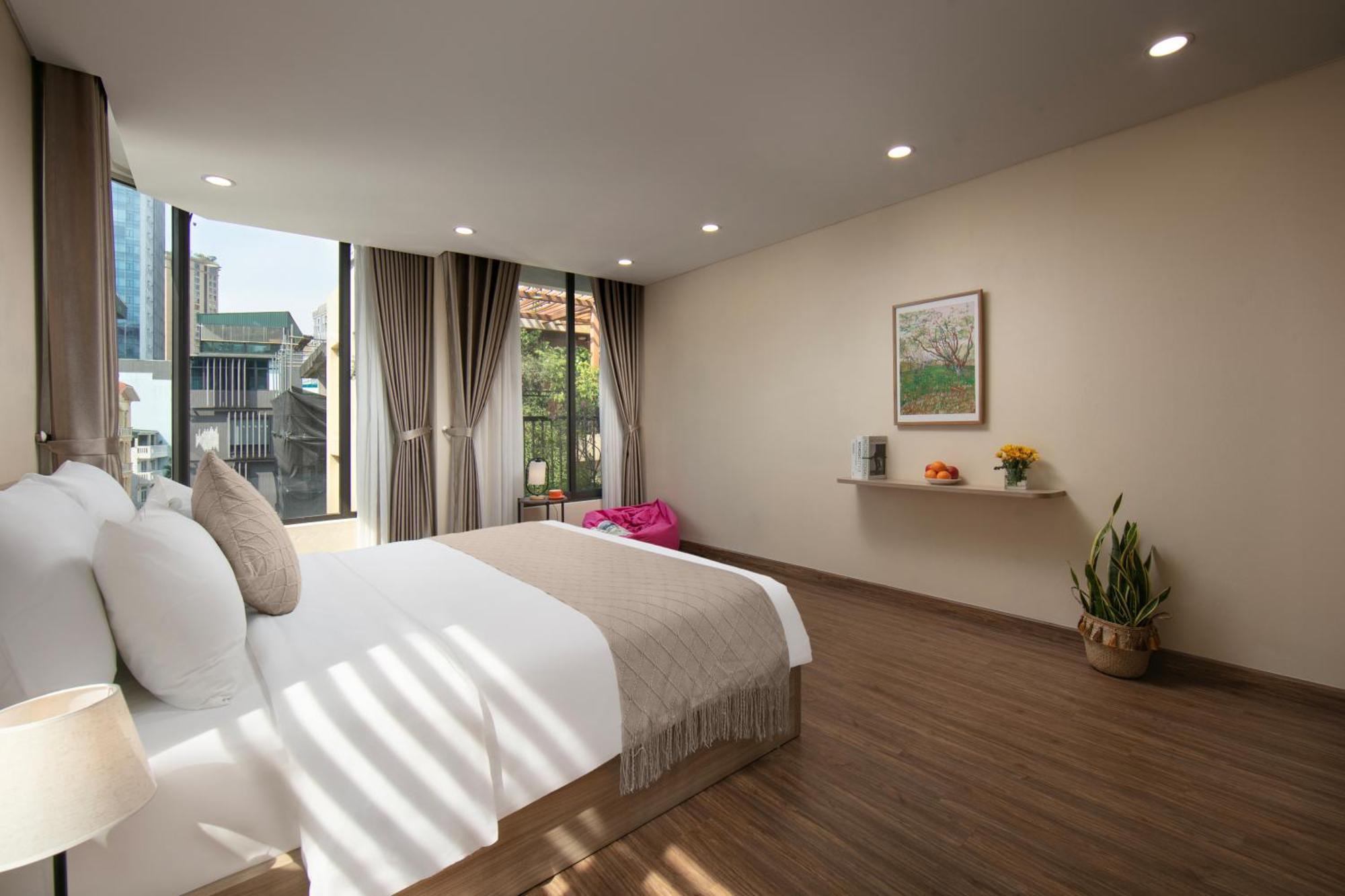 Hb Serviced Apartment - Lac Long Quan Hanoi Exterior photo